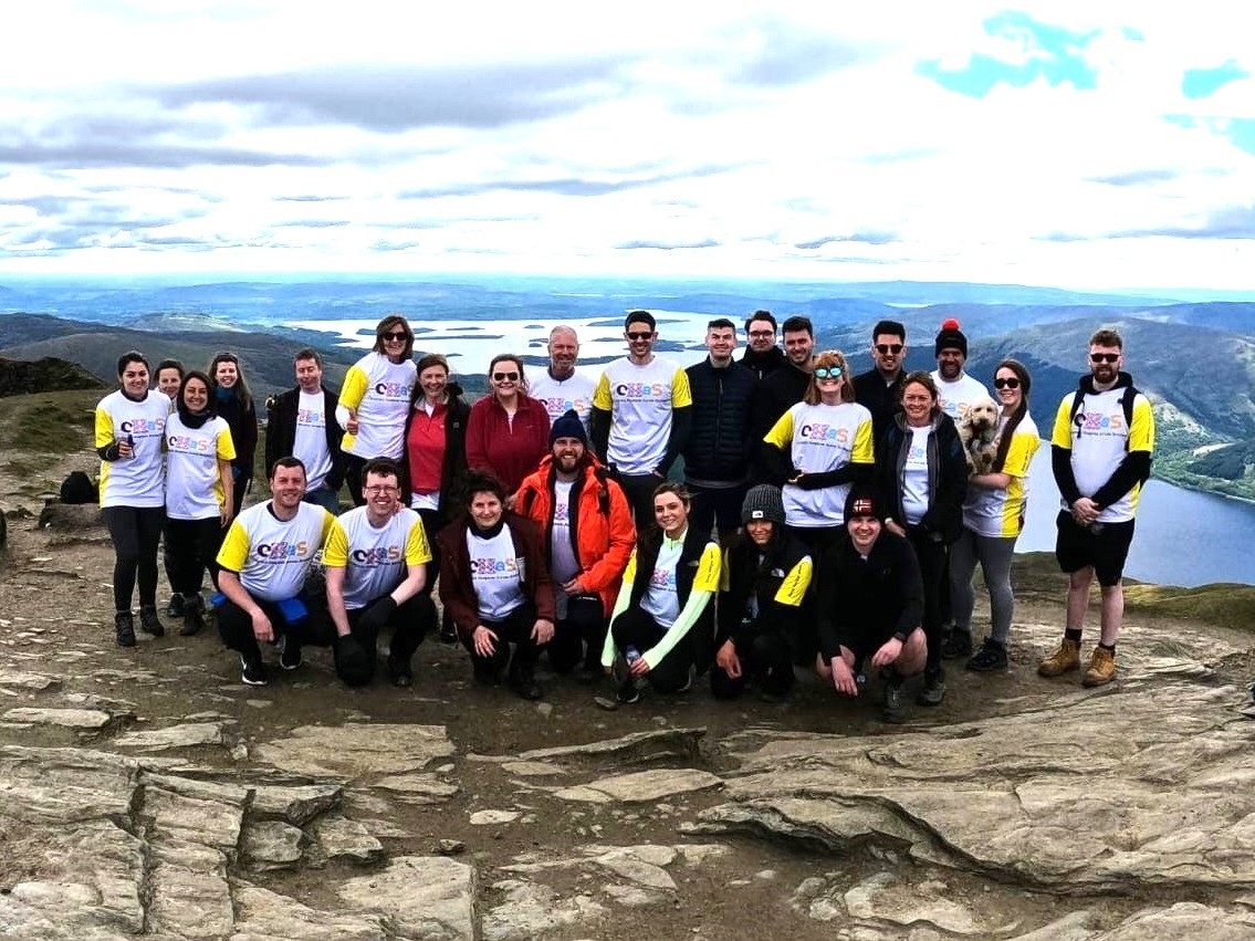 French Duncan staff take on Ben Lomond for CHAS
